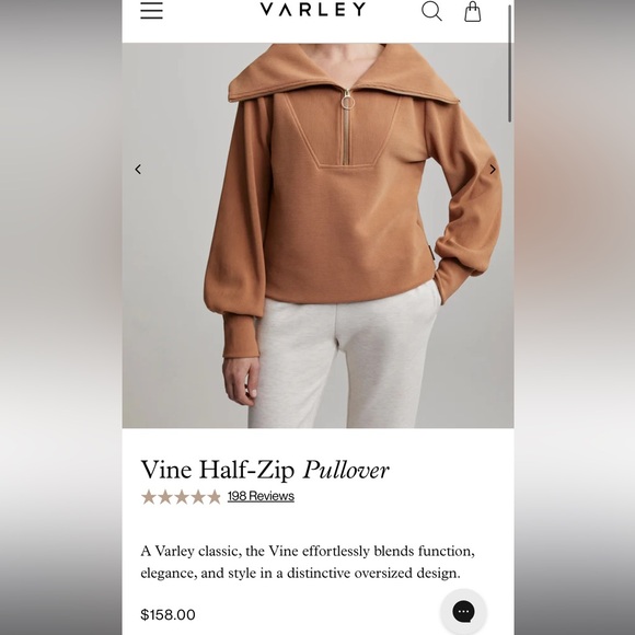 VARLEY - VINE HALF-ZIP PULLOVER - Picture 4 of 10
